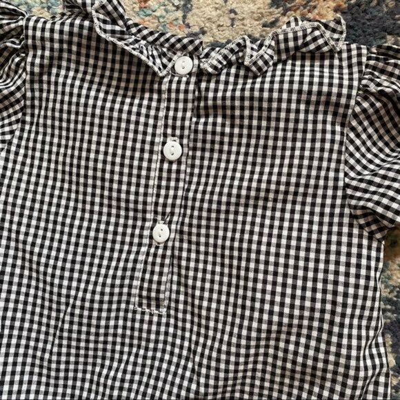 Swap A Smock Ruffle Butt Gingham UGA Pumpkin - Picture 6 of 6